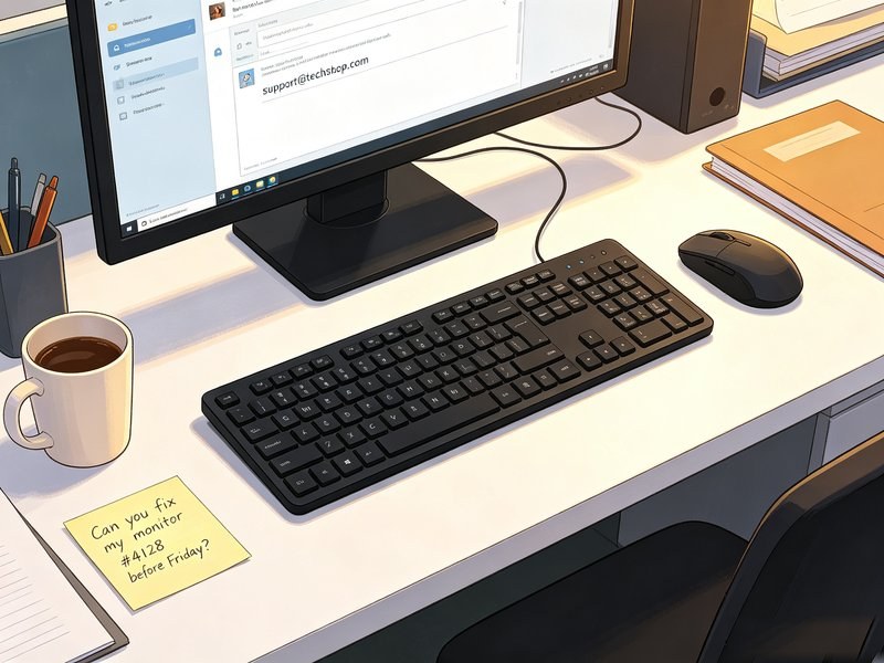 Office Email Scene
